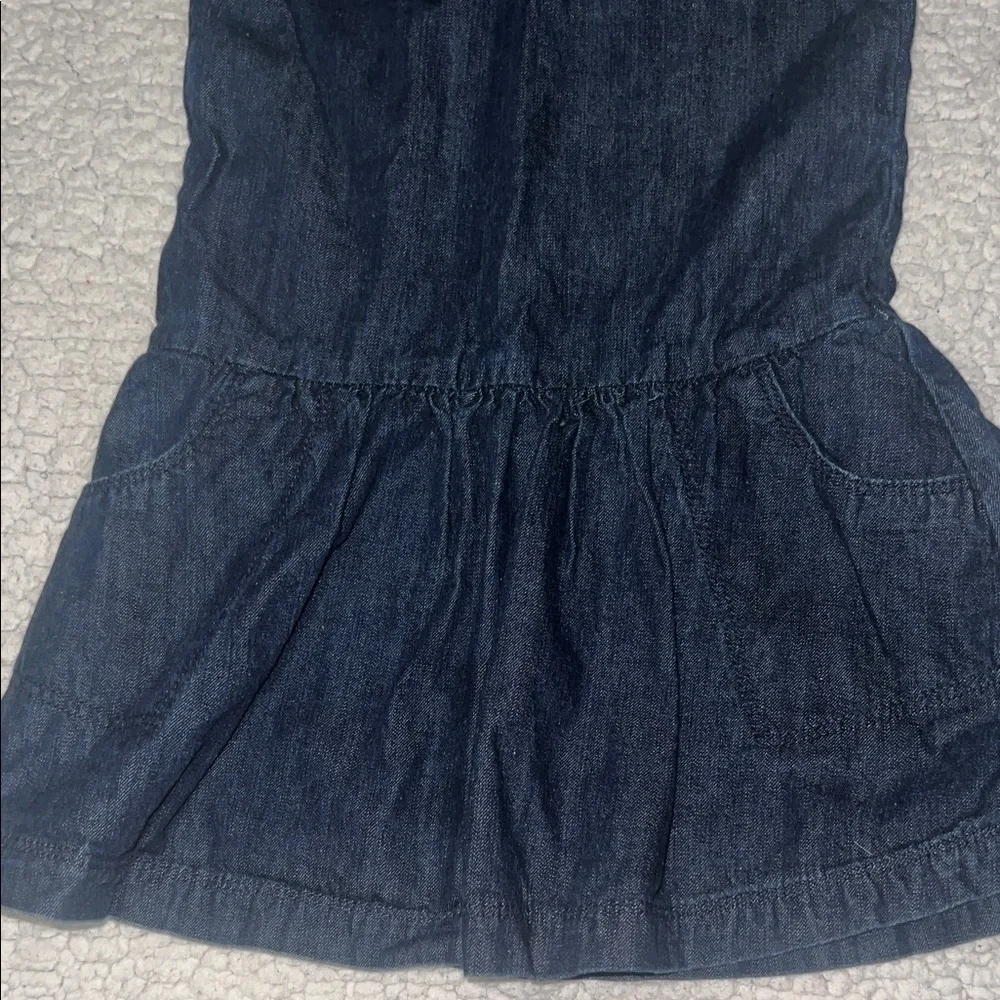 GAP Kids Casual Denim Dress - Navy